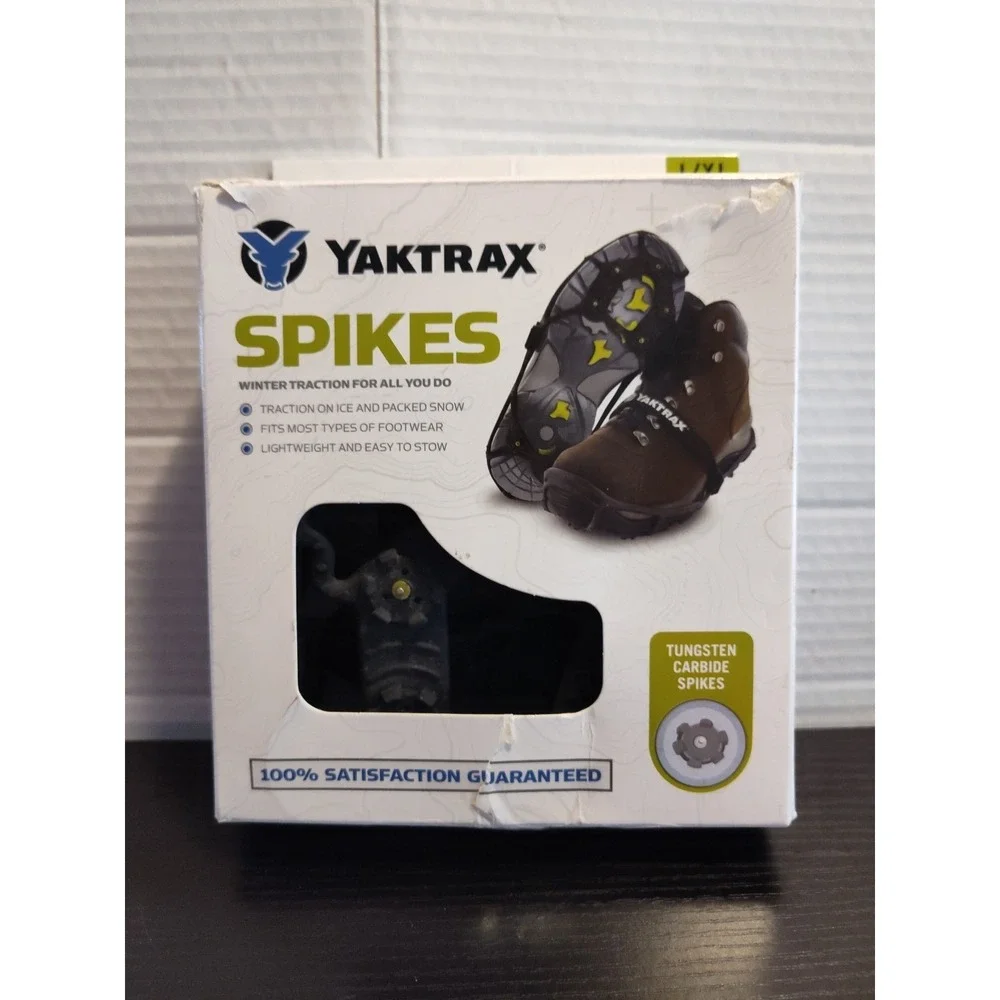Yaktrax spikes - Large/XL Winter Traction Footwear Traction for Snow/ICE‎